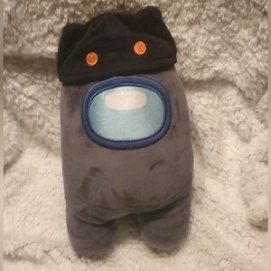 Among Us Plush Toy Stuffed Animal Toikido Video Game Collectible 12" Gray Cat